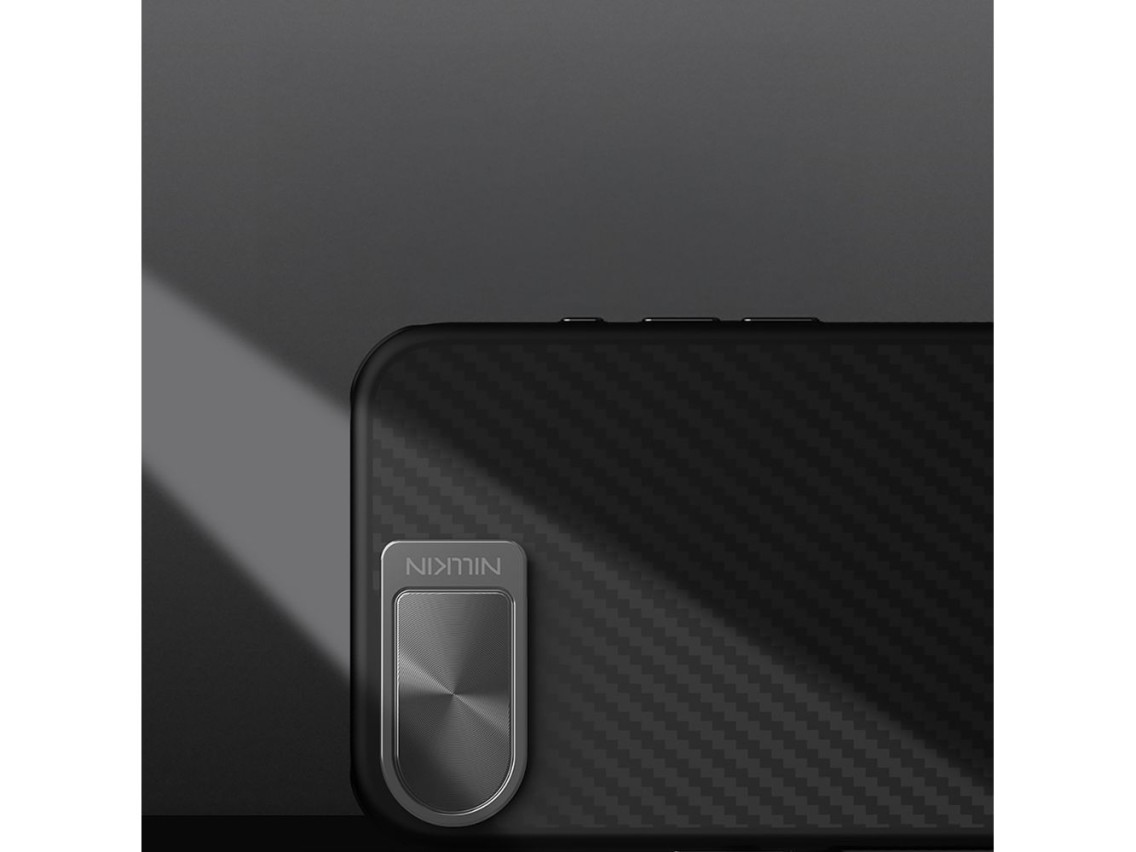 Nillkin CarboProp Magnetic Case with Camera Cover and Stand for iPhone 16e / 17e - Black