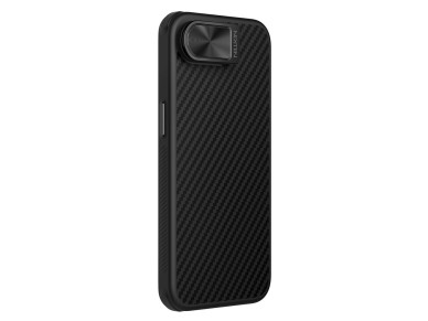 Capa magn�tica Nillkin CarboProp com protetor de c�mera e suporte para iPhone 16e/17e - Preta