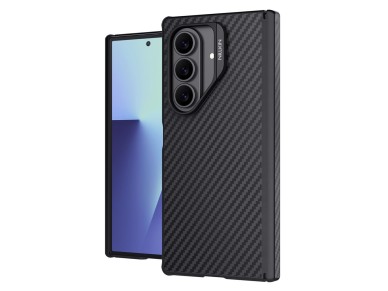Nillkin Synthetic Fiber Pro Magnetic Case for Samsung Galaxy Z Fold 7 Compatible with MagSafe - Blac Nillkin Synthetic Fiber Pro Magnetic Case for Samsung Galaxy Z Fold 7 Compatible with MagSafe - Blac