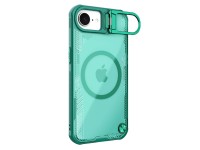 Capa magnética Nillkin Iceblade Prop com suporte para iPhone 16e/17e - Verde Capa magnética Nillkin Iceblade Prop com suporte para iPhone 16e/17e - Verde
