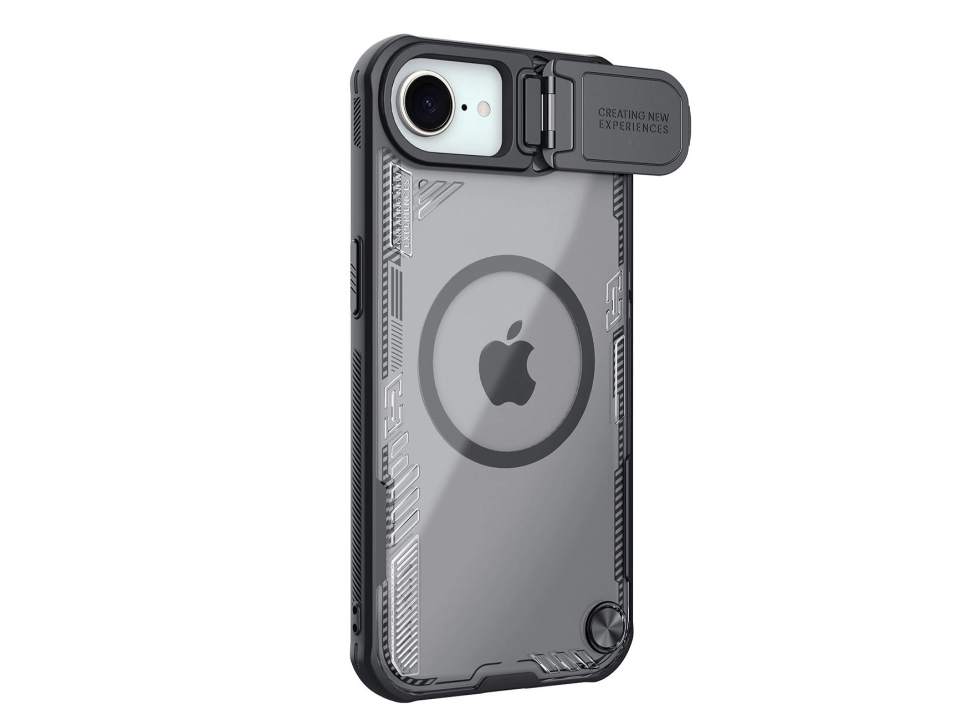 Nillkin Iceblade Prop Magnetic Case with Lens Cover and Stand for iPhone 16e / 17e - Black