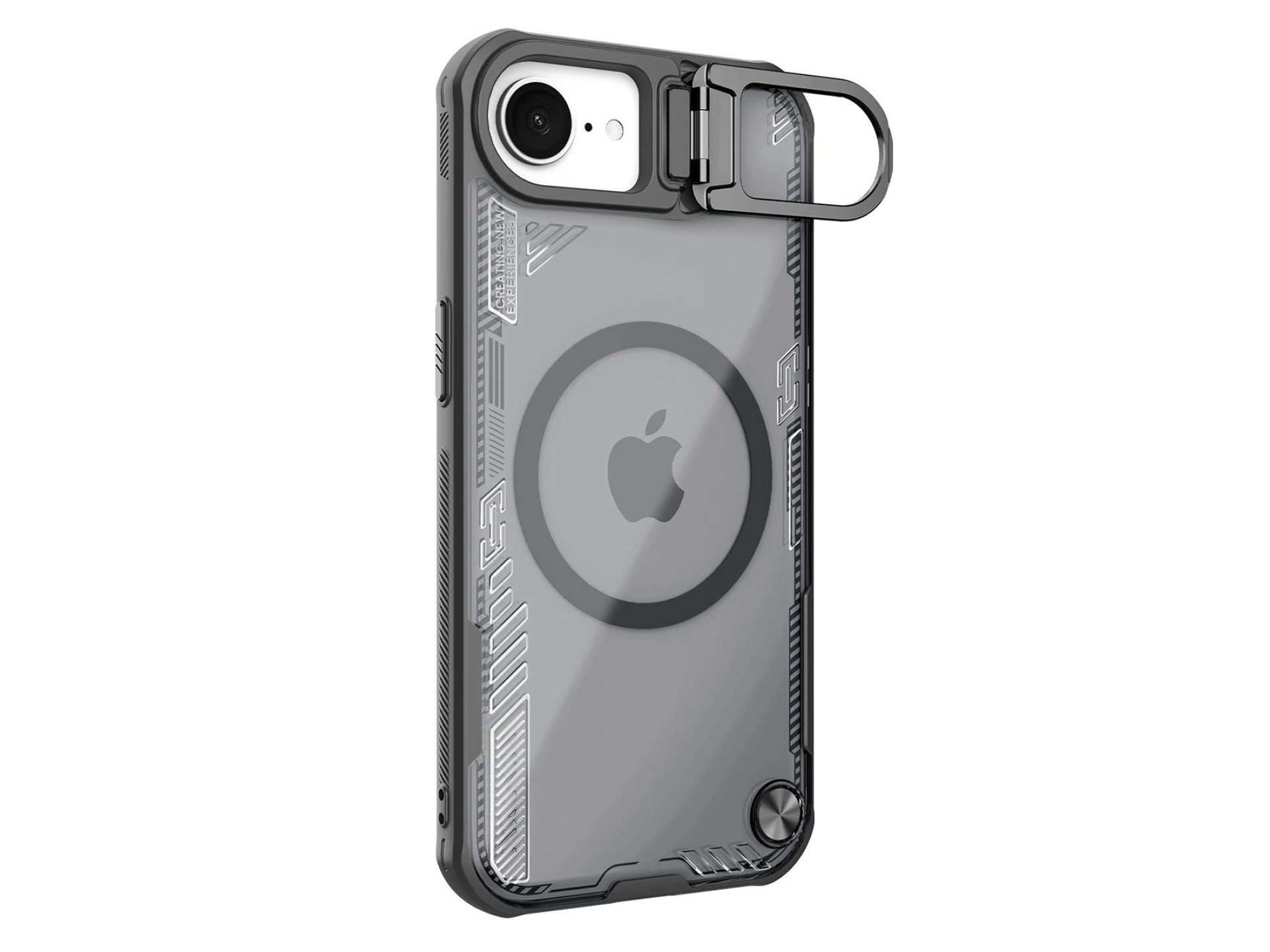 Funda magnética Nillkin Iceblade Prop con soporte para iPhone 16e / 17e - Negra