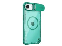 Funda magnética Nillkin Iceblade Prop con tapa para cámara y soporte para iPhone 16e / 17e - Verde Funda magnética Nillkin Iceblade Prop con tapa para cámara y soporte para iPhone 16e / 17e - Verde