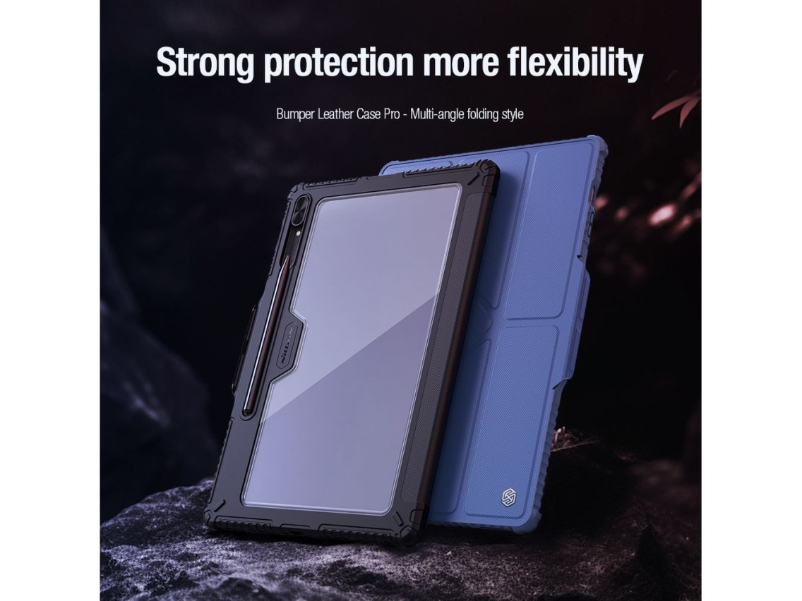 Nillkin Bumper Leather Case Pro case for Samsung Galaxy Tab S9+ - black