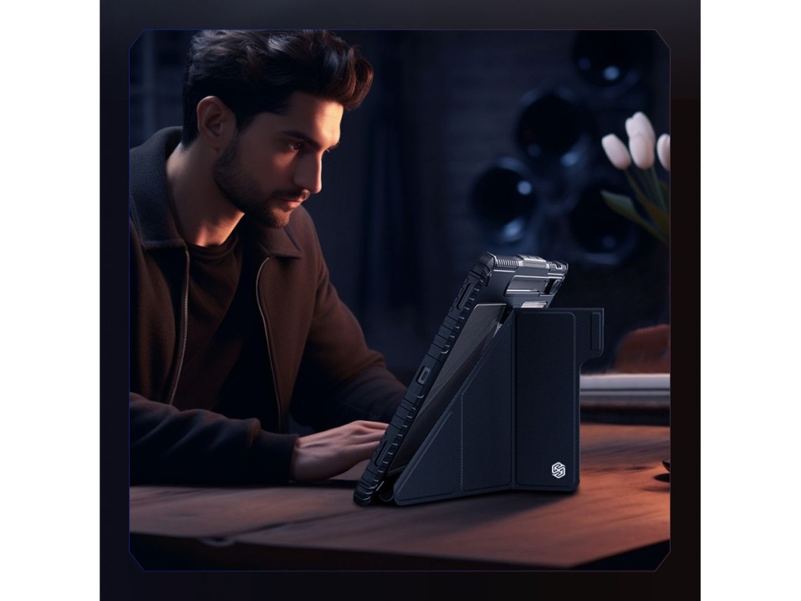 Nillkin Bumper Leather Case Pro case for Samsung Galaxy Tab S9+ - black
