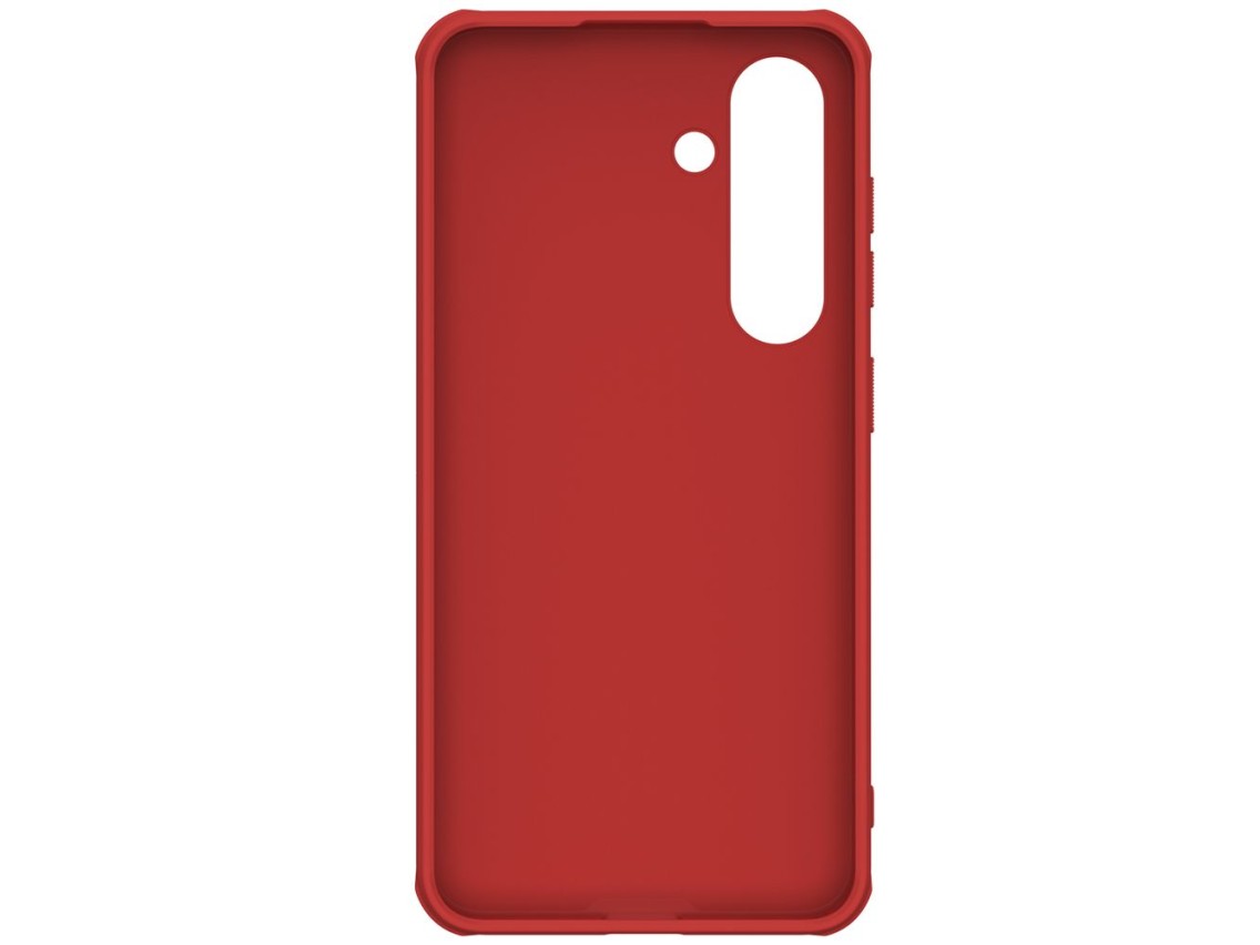 Capa protetora Nillkin Super Frosted Shield Pro para Samsung Galaxy S24+ - vermelha