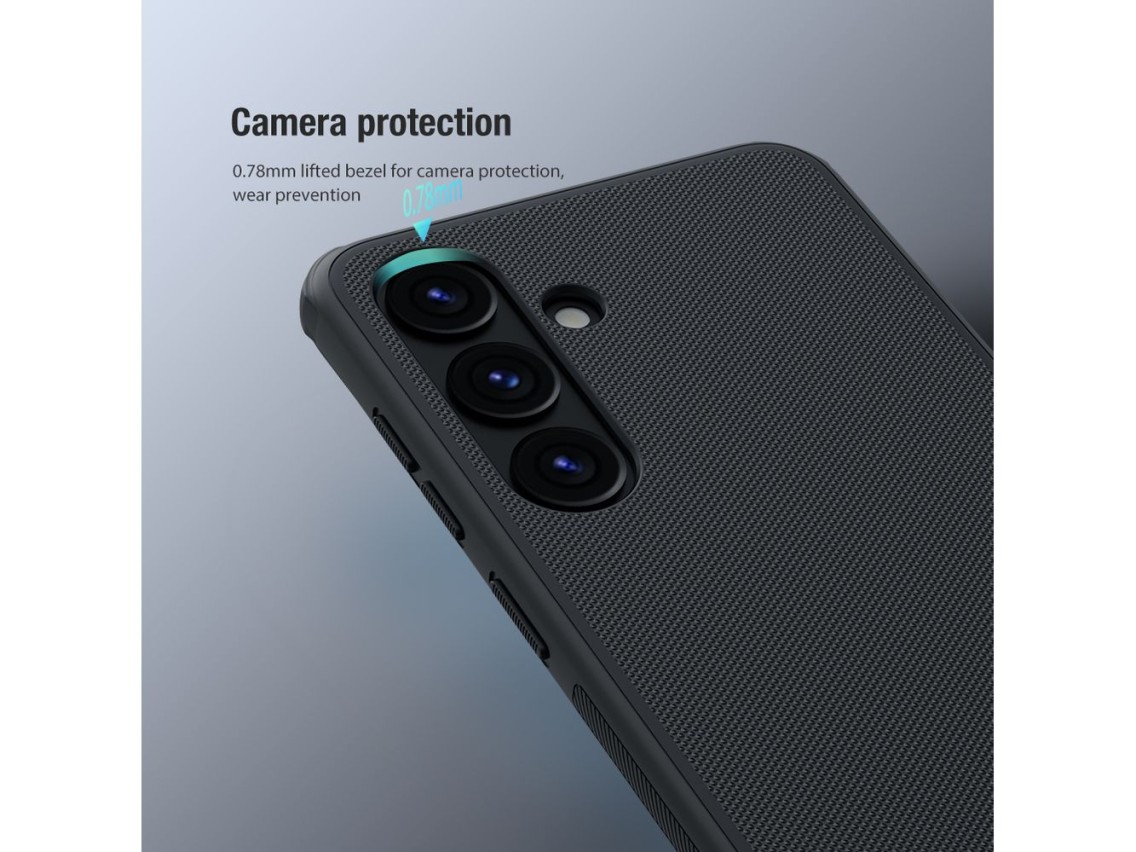 Capa protetora Nillkin Super Frosted Shield Pro para Samsung Galaxy S24+ - vermelha
