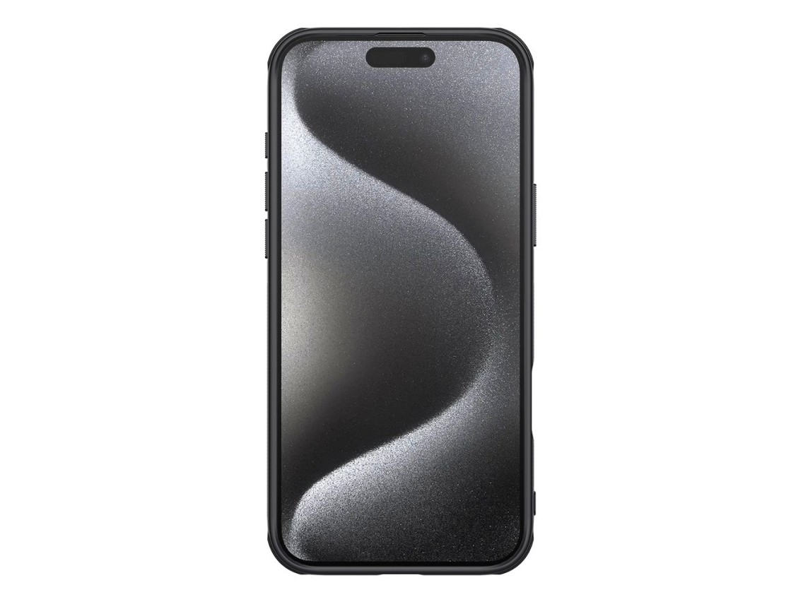 Capa Nillkin Super Frosted Shield Pro para iPhone 16 Pro - preta