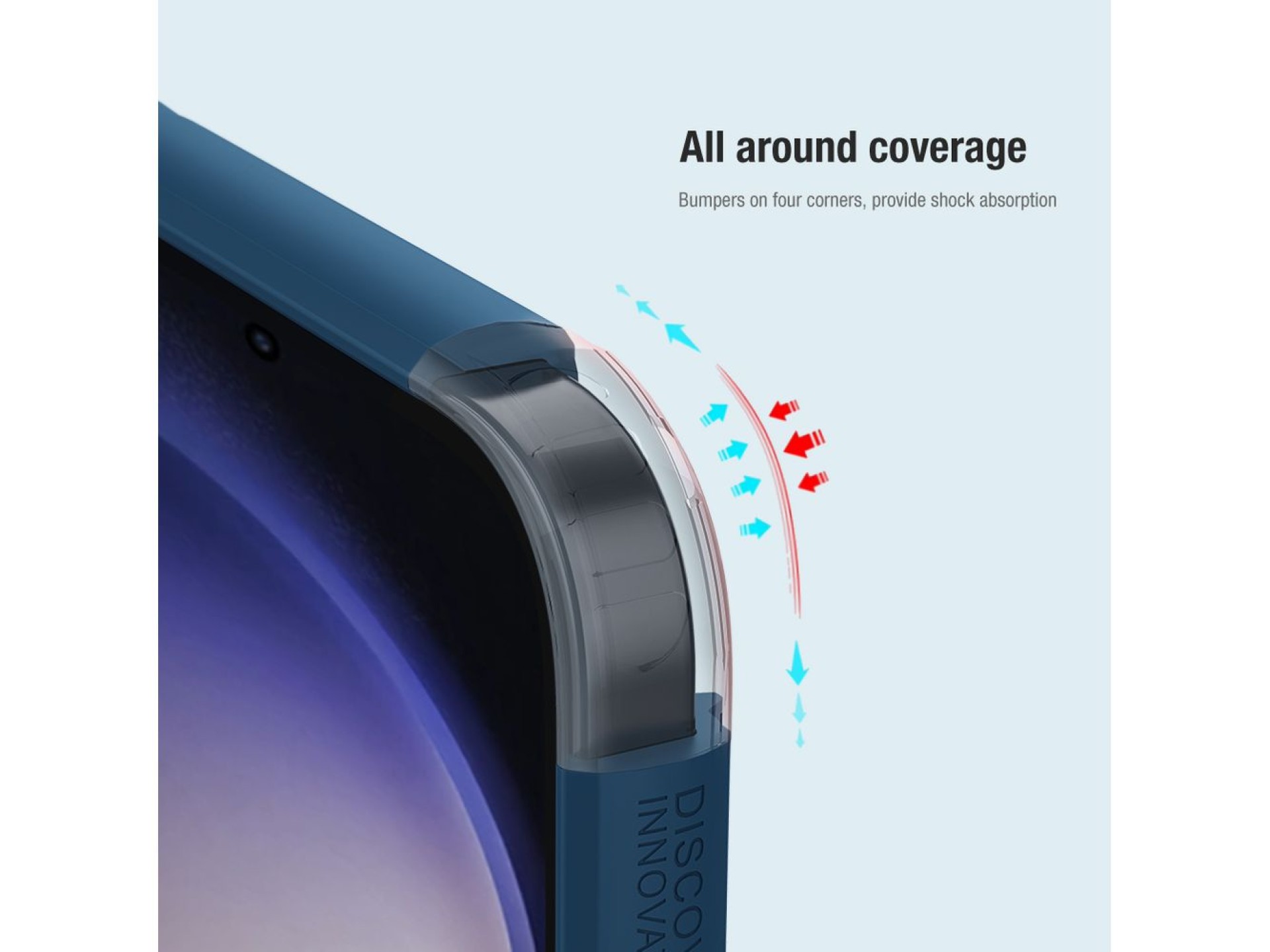 Capa protetora Nillkin Super Frosted Shield Pro para Samsung Galaxy S24+ - vermelha