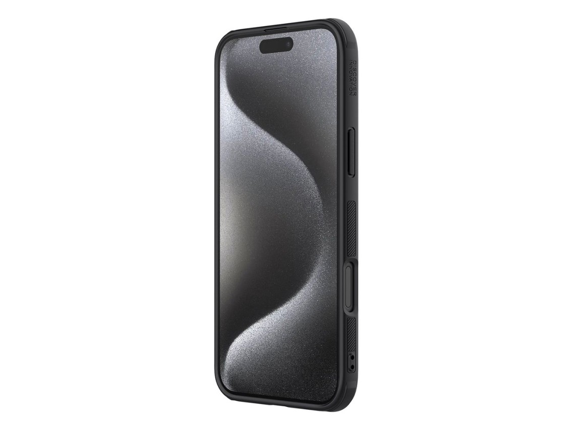 Capa Nillkin Super Frosted Shield Pro para iPhone 16 Pro - preta