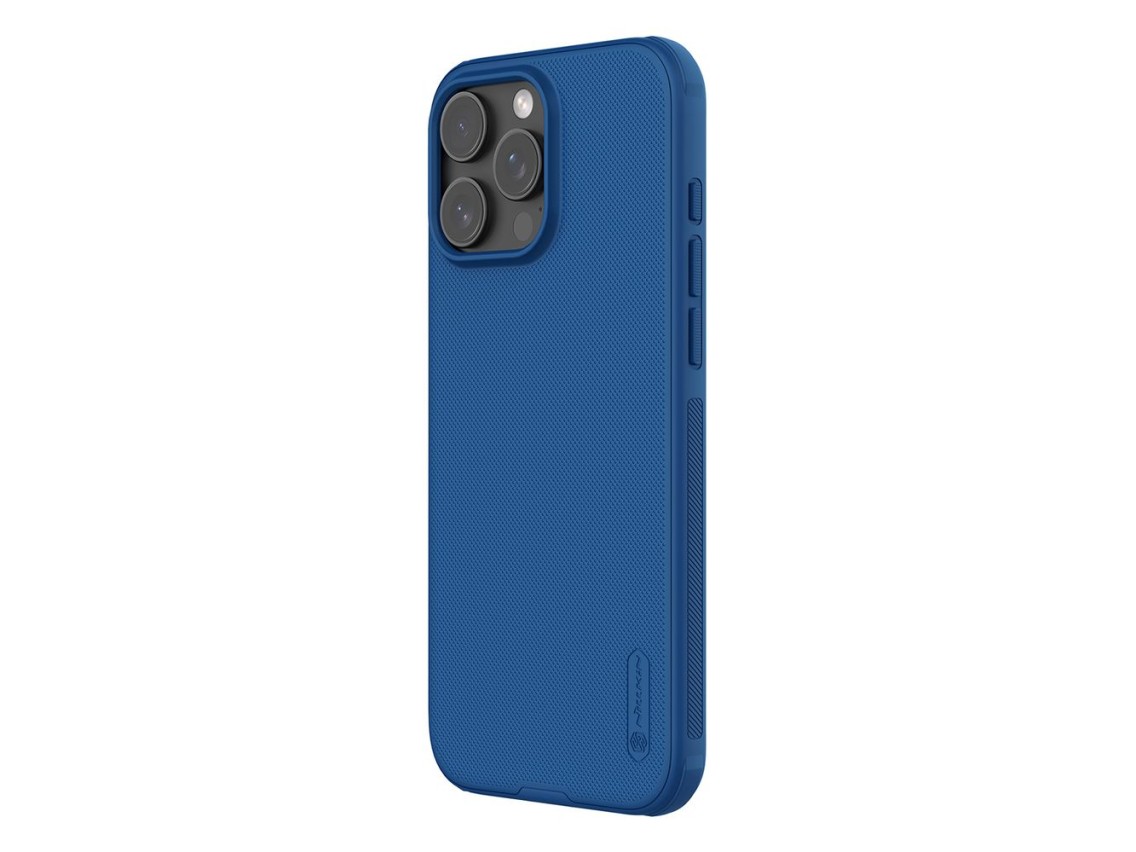Capa Nillkin Super Frosted Shield Pro para iPhone 16 Pro - azul