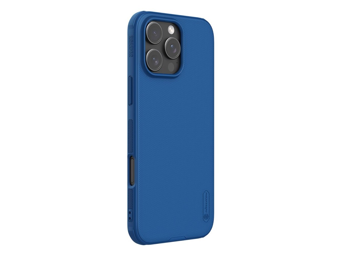 Capa Nillkin Super Frosted Shield Pro para iPhone 16 Pro - azul