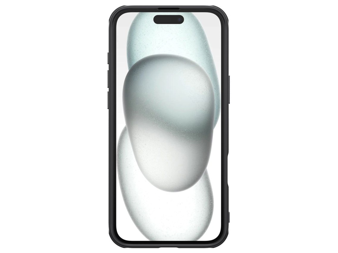 Funda magnética Nillkin Super Frosted Shield Pro para iPhone 16 - negra