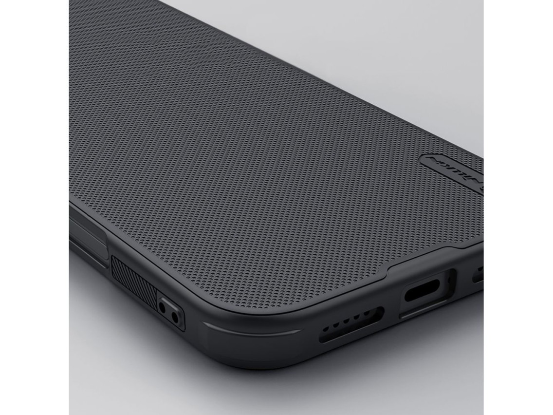 Funda magnética Nillkin Super Frosted Shield Pro para iPhone 16 - negra