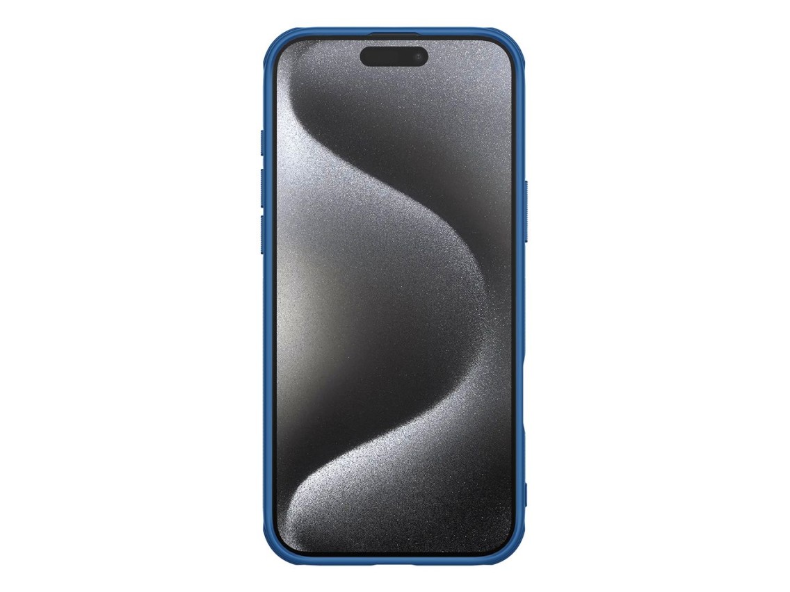 Capa Nillkin Super Frosted Shield Pro para iPhone 16 Pro - azul