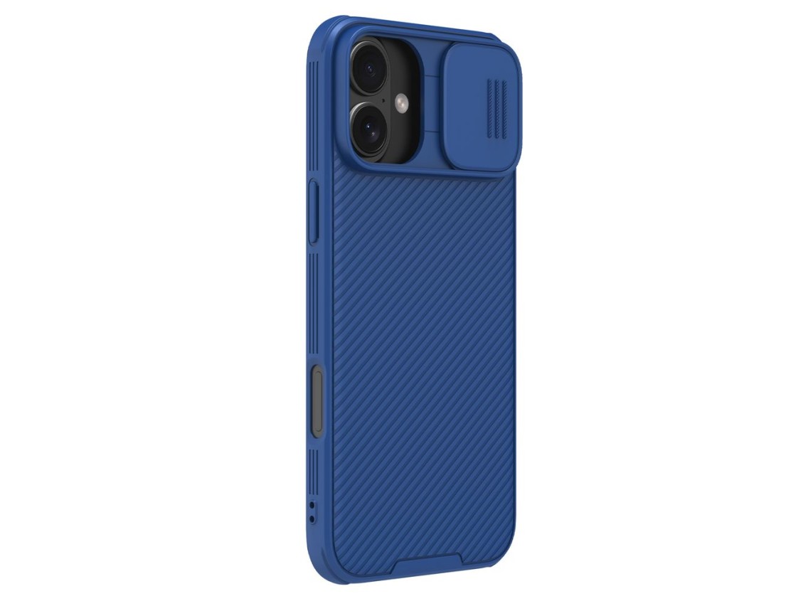 Funda magnética Nillkin CamShield Pro para iPhone 16 - azul