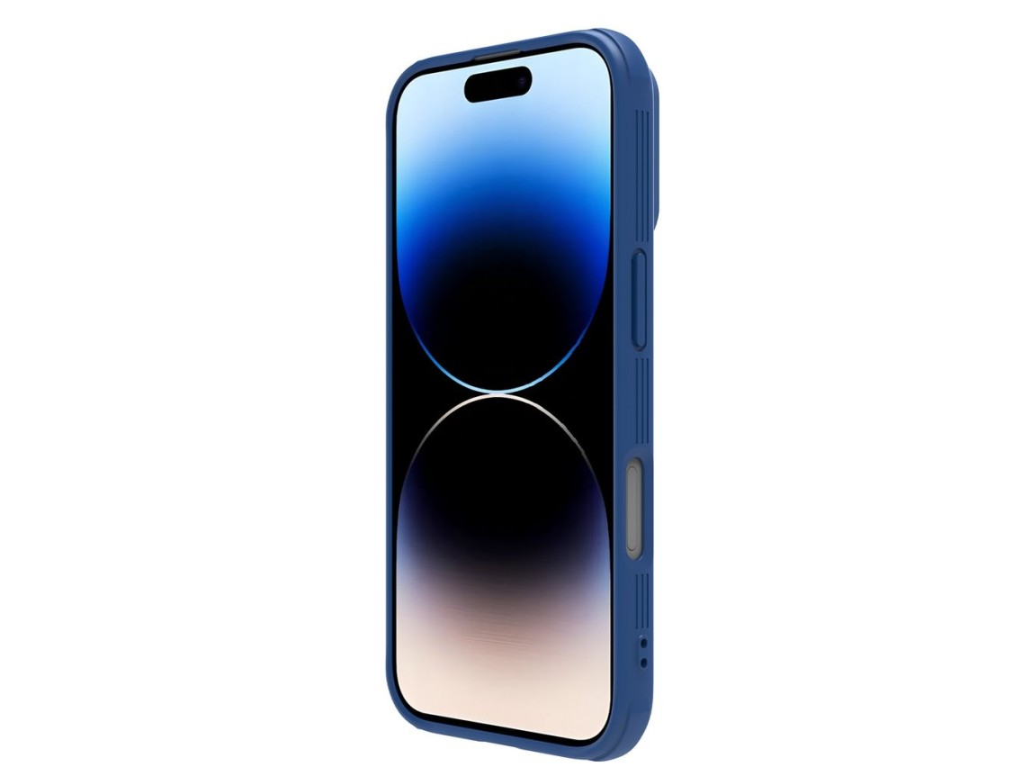 Funda magnética Nillkin CamShield Pro para iPhone 16 - azul