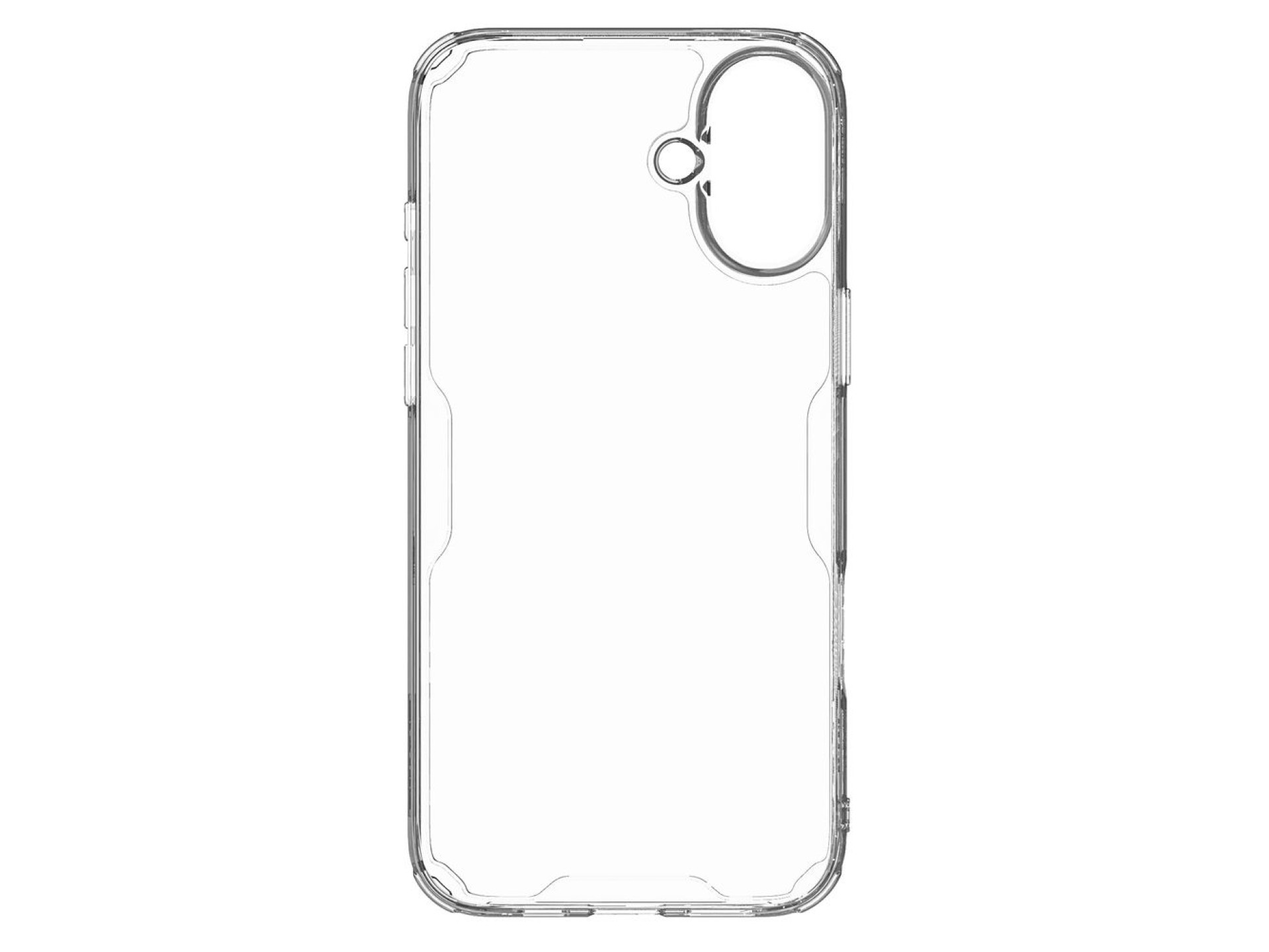 Funda Nillkin Nature Pro para iPhone 16 - transparente y blanca