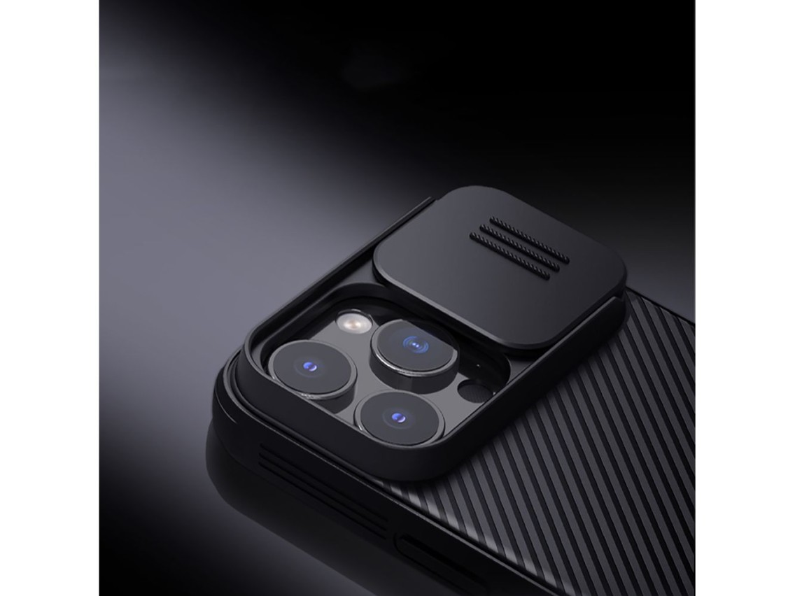 Funda magnética Nillkin CamShield Pro para iPhone 16 Pro - negra