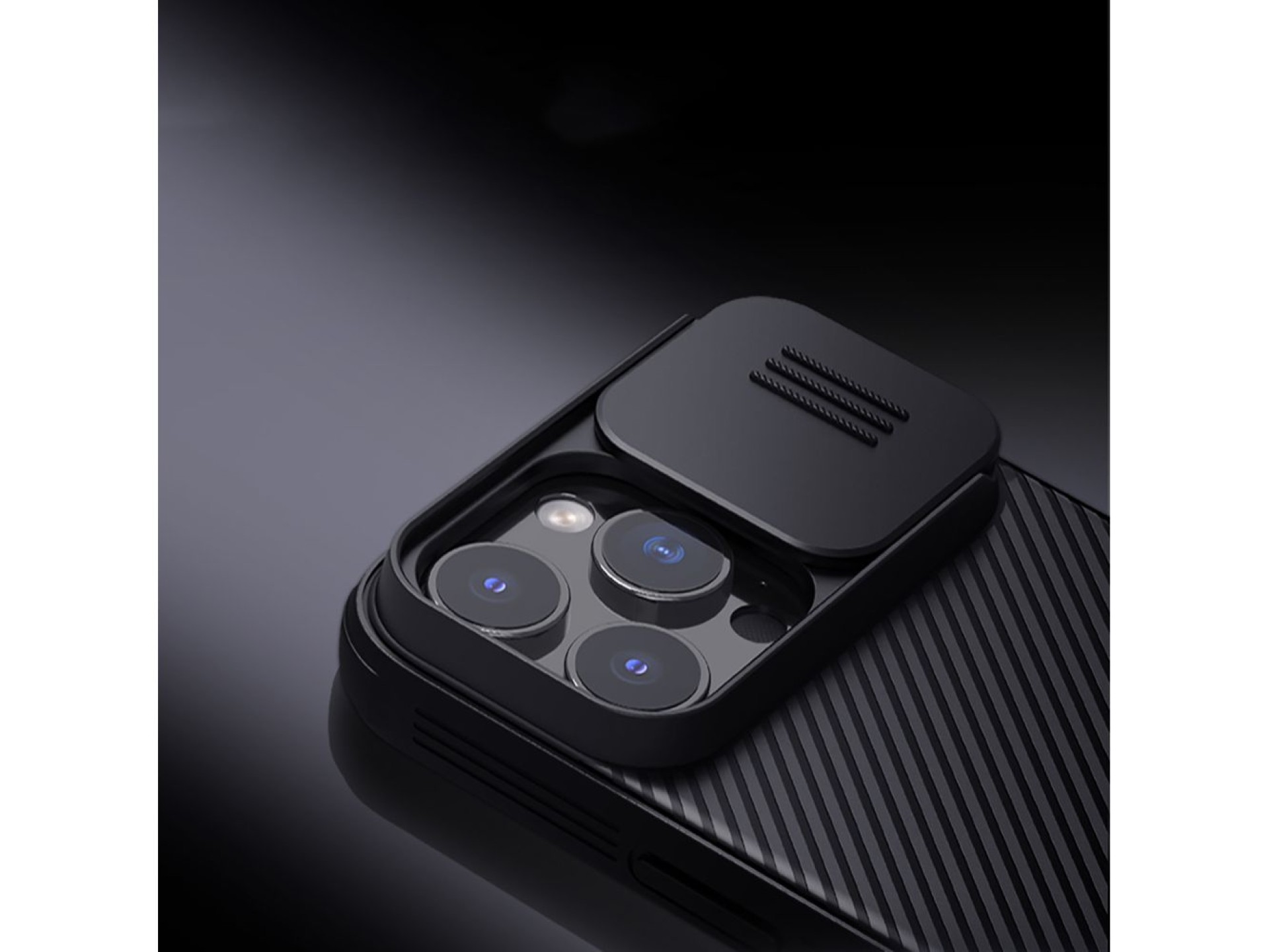 Funda magnética Nillkin CamShield Pro para iPhone 16 Pro - negra