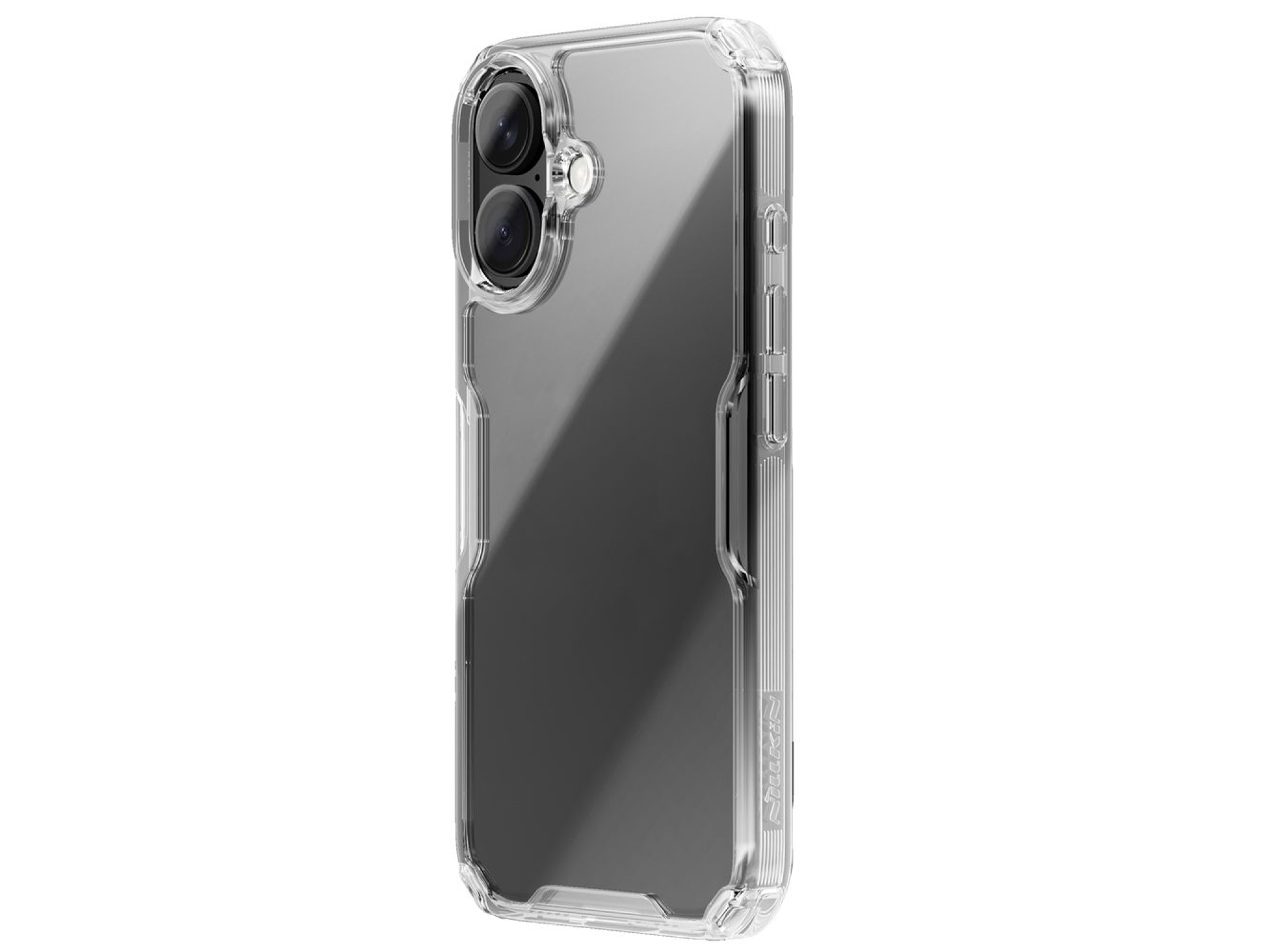 Funda Nillkin Nature Pro para iPhone 16 - transparente y blanca