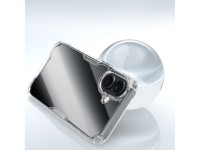 Capa Nillkin Nature Pro para iPhone 16 - transparente e branca Capa Nillkin Nature Pro para iPhone 16 - transparente e branca