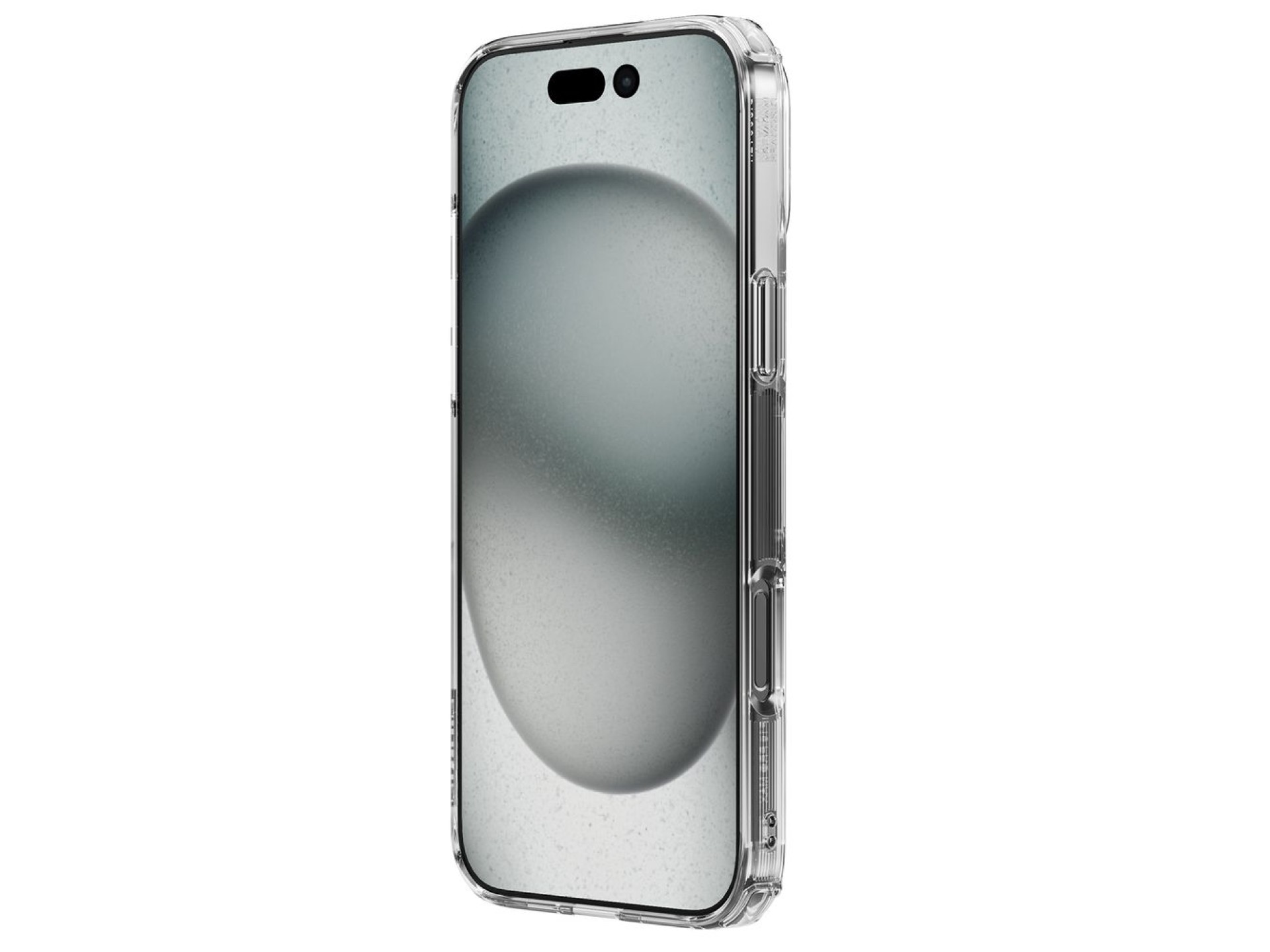 Funda Nillkin Nature Pro para iPhone 16 - transparente y blanca