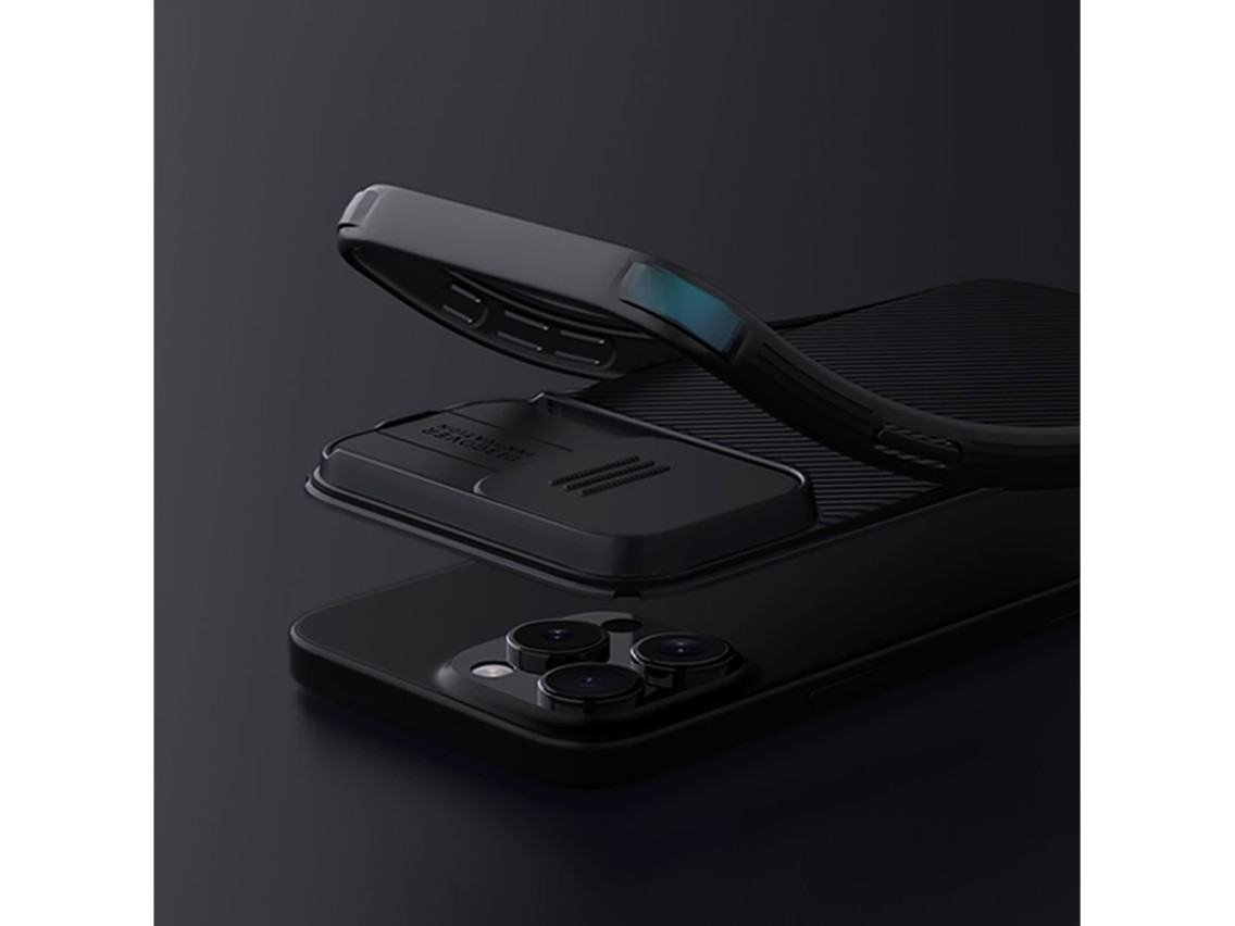 Funda magnética Nillkin CamShield Pro para iPhone 16 Pro - negra