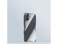 Capa Nillkin Nature Pro para iPhone 16 - transparente e branca Capa Nillkin Nature Pro para iPhone 16 - transparente e branca