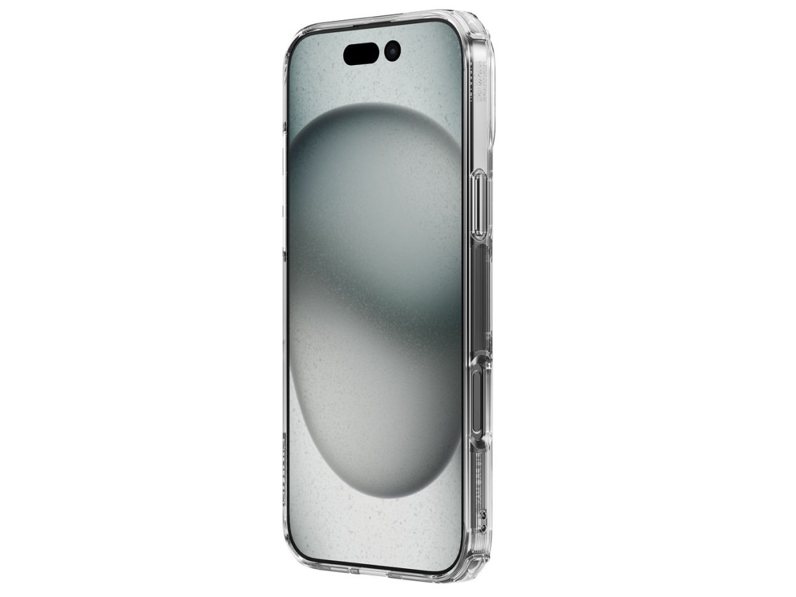 Capa Nillkin Nature Pro para iPhone 16 - transparente e branca