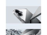 Capa Nillkin Nature Pro para iPhone 16 - transparente e branca Capa Nillkin Nature Pro para iPhone 16 - transparente e branca