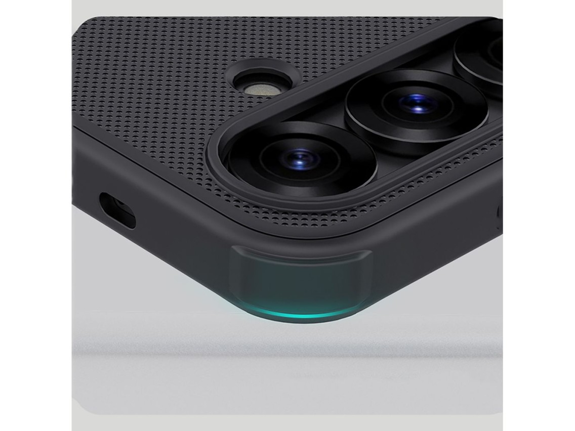Capa magnética Nillkin Super Frosted Shield Pro para Samsung S25+ com MagSafe - Preta