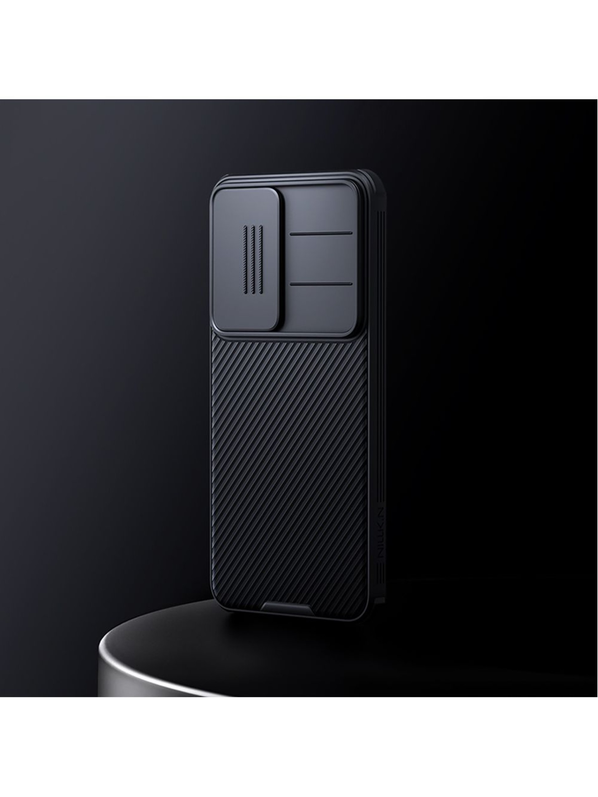 Capa Nillkin CamShield Pro para Samsung Galaxy S25 com protetor de câmera - Preta
