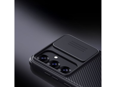 Nillkin CamShield Pro Case for Samsung Galaxy S25 with Camera Cover - Black Nillkin CamShield Pro Case for Samsung Galaxy S25 with Camera Cover - Black