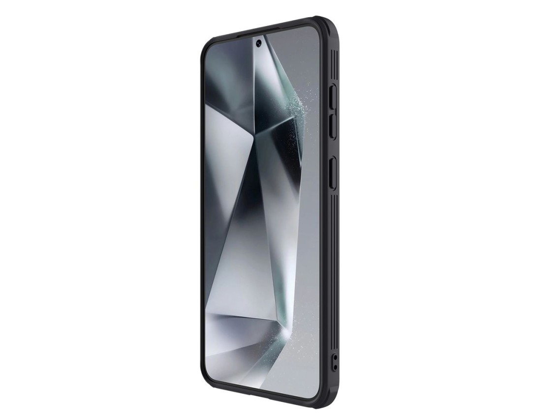 Capa Nillkin CamShield Pro para Samsung Galaxy S25 com protetor de câmera - Preta