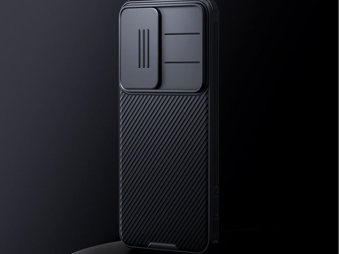 Capa Nillkin CamShield Pro para Samsung Galaxy S25 com protetor de câmera - Preta
