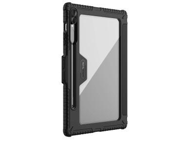 Capa protetora de couro Nillkin Bumper Pro para Samsung Galaxy Tab S9+ - preta