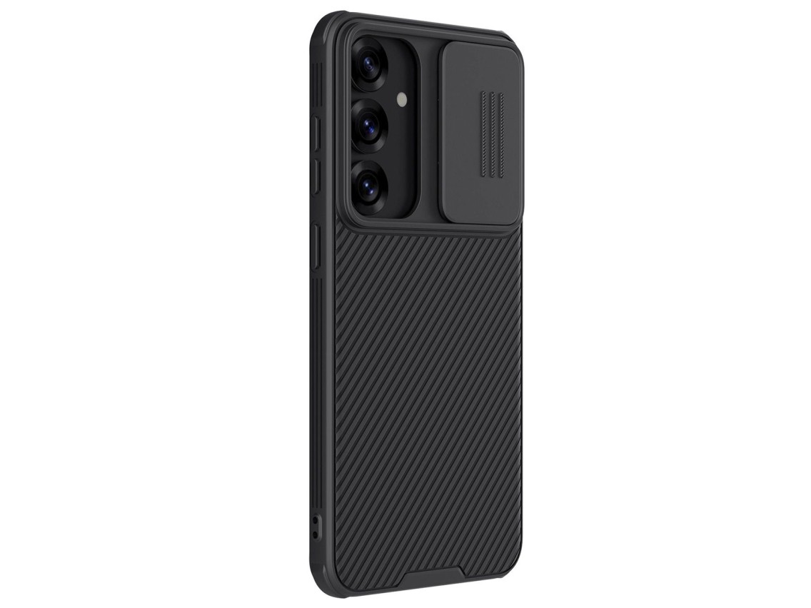 Capa Nillkin CamShield Pro para Samsung Galaxy S25 com protetor de câmera - Preta