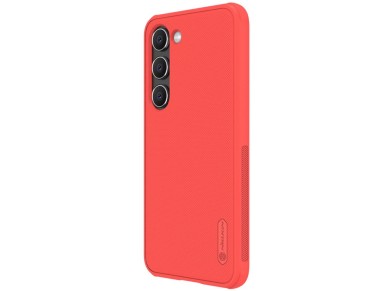 Nillkin Super Frosted Shield Pro case for Samsung Galaxy S23+ armored cover + phone stand red