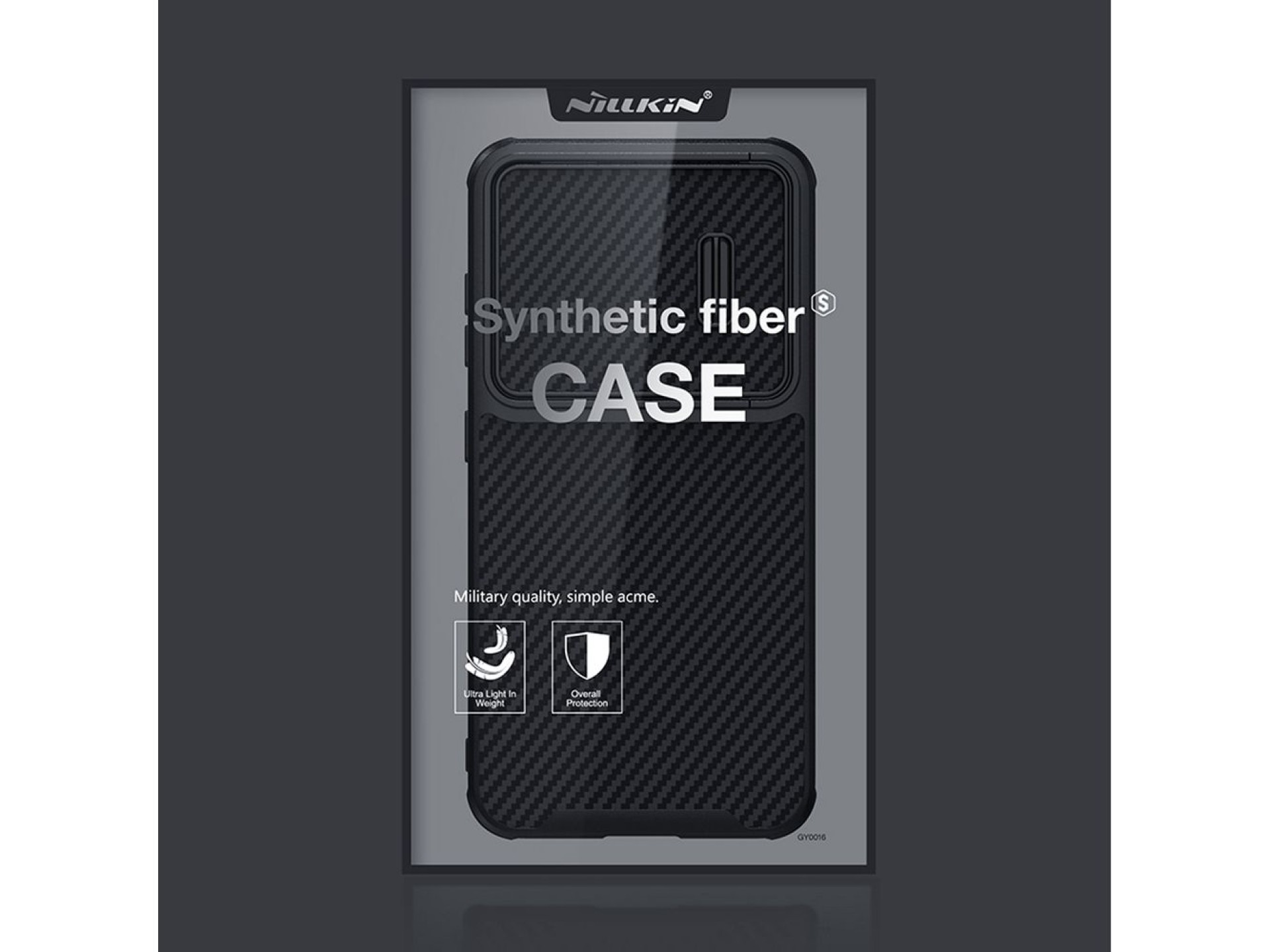 Nillkin Synthetic Fiber S Case for Samsung Galaxy S23, camera cover, black