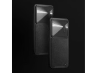 Capa de couro Nillkin CamShield S para Samsung Galaxy S23+ com protetor de câmera, preta. Capa de couro Nillkin CamShield S para Samsung Galaxy S23+ com protetor de câmera, preta.