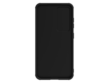 Capa de couro Nillkin CamShield S para Samsung Galaxy S23+ com protetor de c�mera, preta.