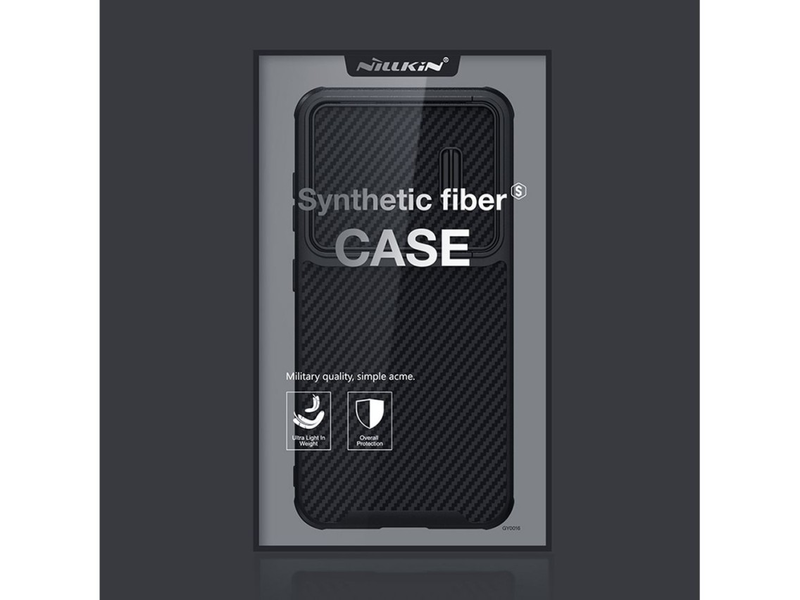Nillkin Synthetic Fiber S Case for Samsung Galaxy S23, camera cover, black
