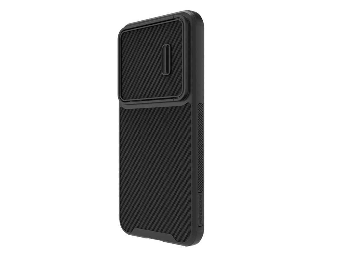 Nillkin Synthetic Fiber S Case for Samsung Galaxy S23, camera cover, black