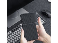 Nillkin Synthetic Fiber S Case for Samsung Galaxy S23, camera cover, black Nillkin Synthetic Fiber S Case for Samsung Galaxy S23, camera cover, black