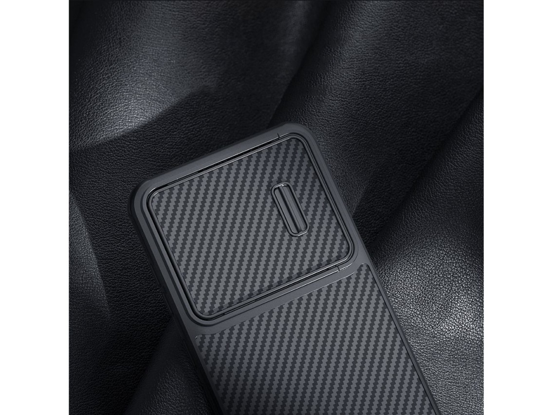 Nillkin Synthetic Fiber S Case for Samsung Galaxy S23, camera cover, black
