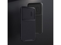 Nillkin Synthetic Fiber S Case for Samsung Galaxy S23, camera cover, black Nillkin Synthetic Fiber S Case for Samsung Galaxy S23, camera cover, black