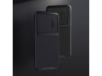 Funda Nillkin Synthetic Fiber S para Samsung Galaxy S23+, con cubierta para la cámara, color negro. Funda Nillkin Synthetic Fiber S para Samsung Galaxy S23+, con cubierta para la cámara, color negro.