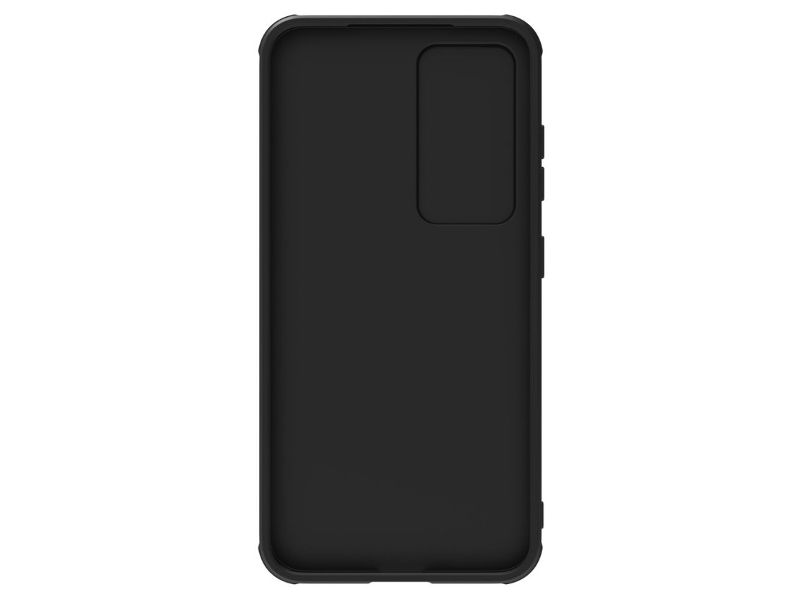 Capa texturizada Nillkin S para Samsung Galaxy S23+, capa reforçada com proteção para a câmera, pret