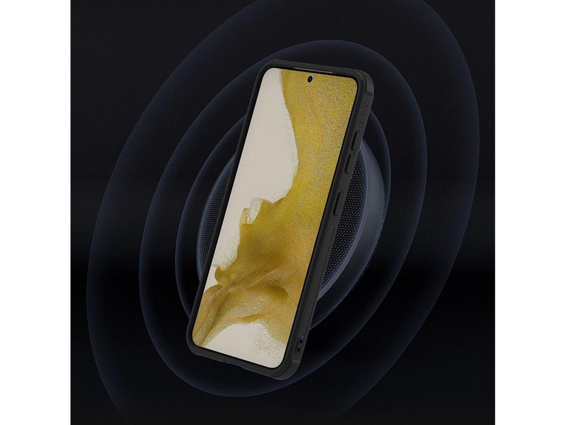 Nillkin Textured S Case for Samsung Galaxy S23+ armored cover with camera cover black
